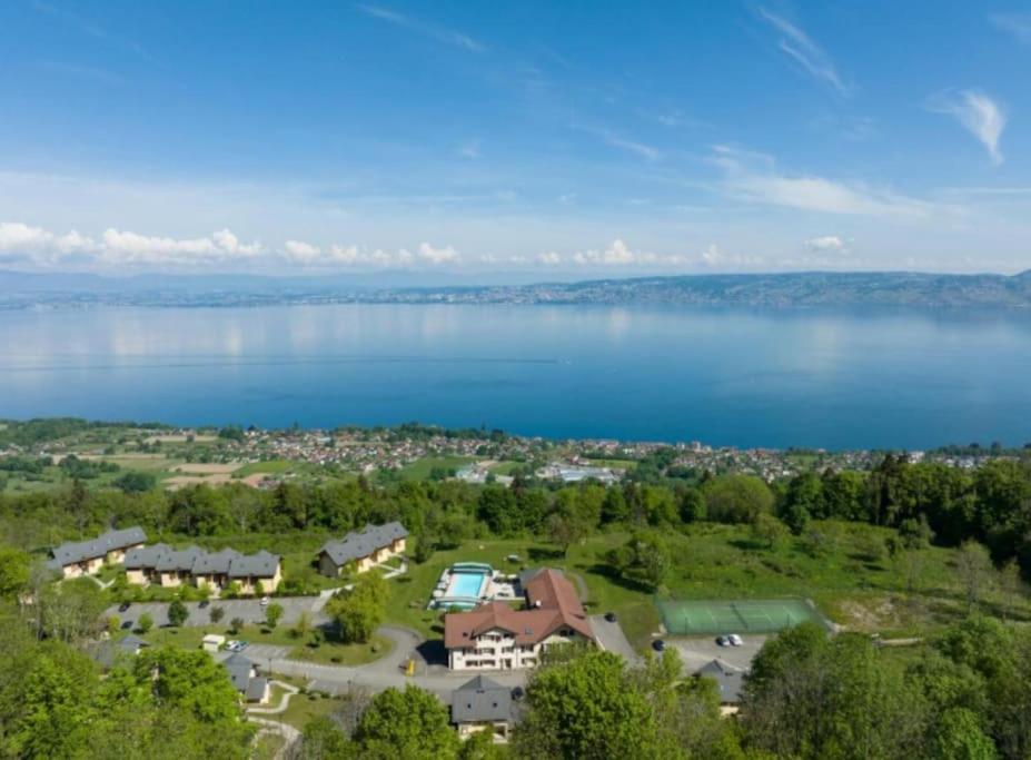 Le Garden - Ski - Vue Lac - Piscine - Parking - Evian - Thonon - Lugrin Buitenkant foto