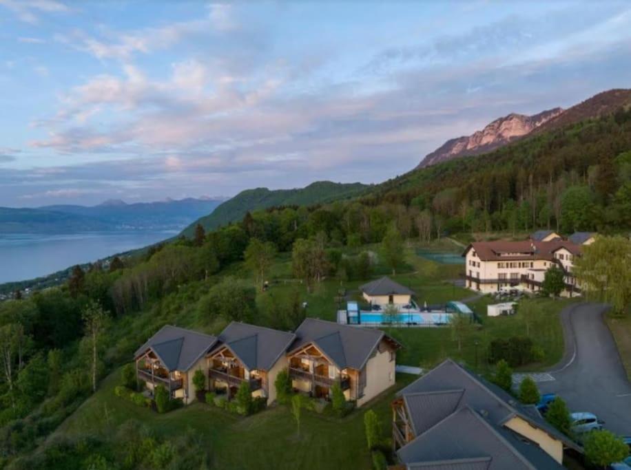 Le Garden - Ski - Vue Lac - Piscine - Parking - Evian - Thonon - Lugrin Buitenkant foto